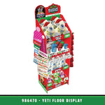 North Pole Fuzzies Yeti Gift Assortment Floor Display - 60 Pieces Per Retail Ready Display 88612 NOVELTY INC