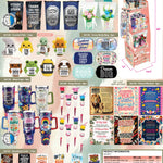 Heartfelt Sayings Gift Assortment Floor Display - 58 Pieces Per Retail Ready Display Kit 88614 KIPP BROTHERS