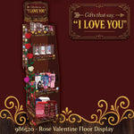 Valentines Day Rose Plush and Gift Assortment Floor Display - 78 Pieces Per Retail Ready Display Kit 88615 NOVELTY INC
