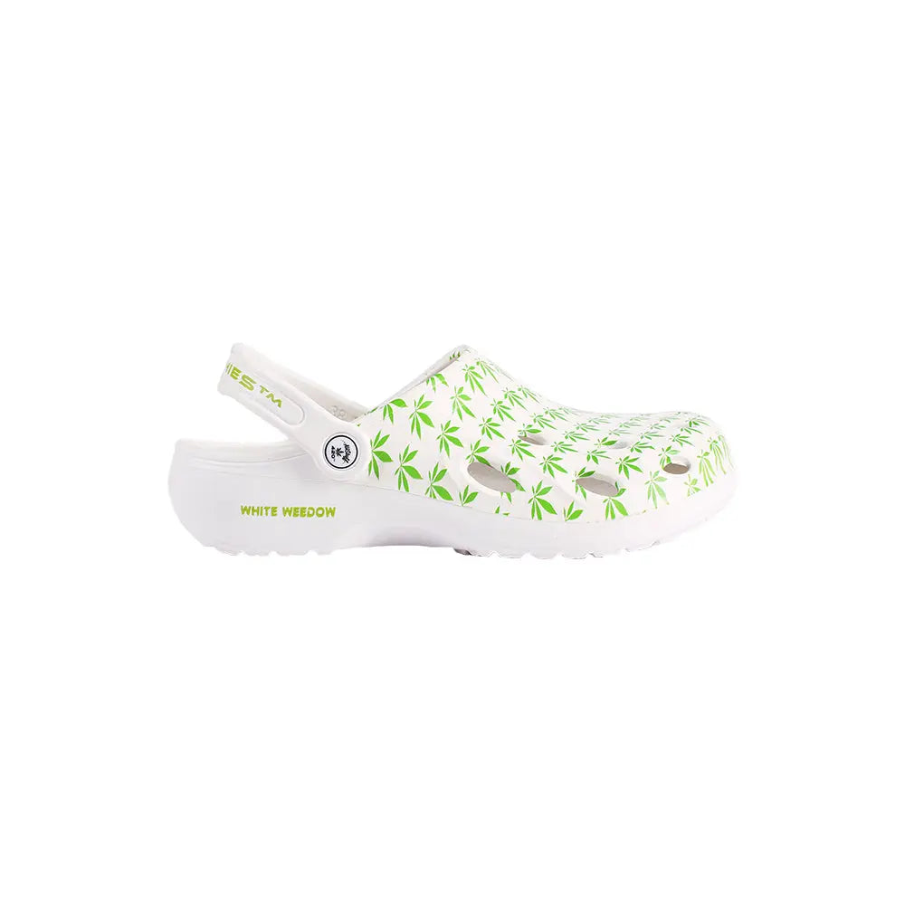 OG Kushies - Womens White Weedow Clog - 1 Pair Per Pack ALL STUFF 420