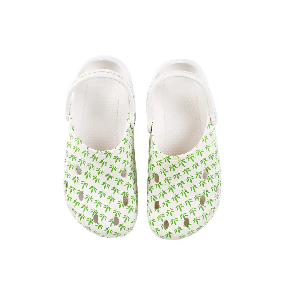 OG Kushies - Womens White Weedow Clog - 1 Pair Per Pack ALL STUFF 420