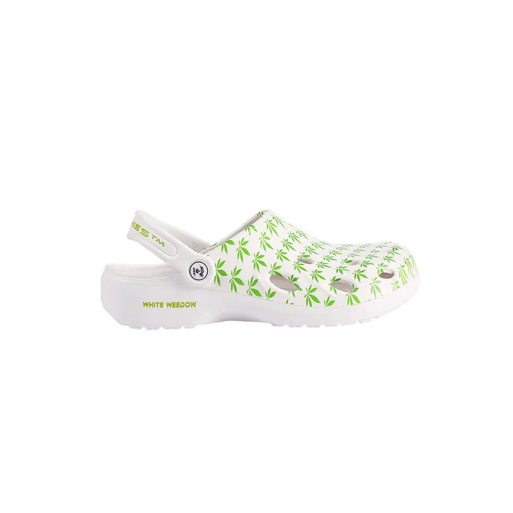 OG Kushies - Womens White Weedow Clog - 1 Pair Per Pack ALL STUFF 420