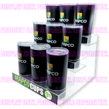 Merchandising Fixture - Lucite 20Oz Cup Display ONLY 977710 NOVELTY INC