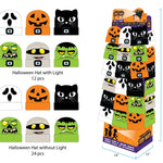 Halloween Knit Hat Beanie LED Light Assortment Floor Display - 36 Pieces Per Retail Ready Display  88463 KIPP BROTHERS
