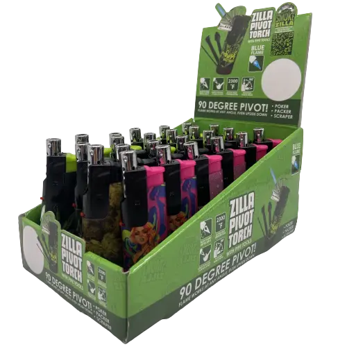 Smokezilla Curated Best Sellers Smoking Accessories Floor Display 88677 NOVELTY INC