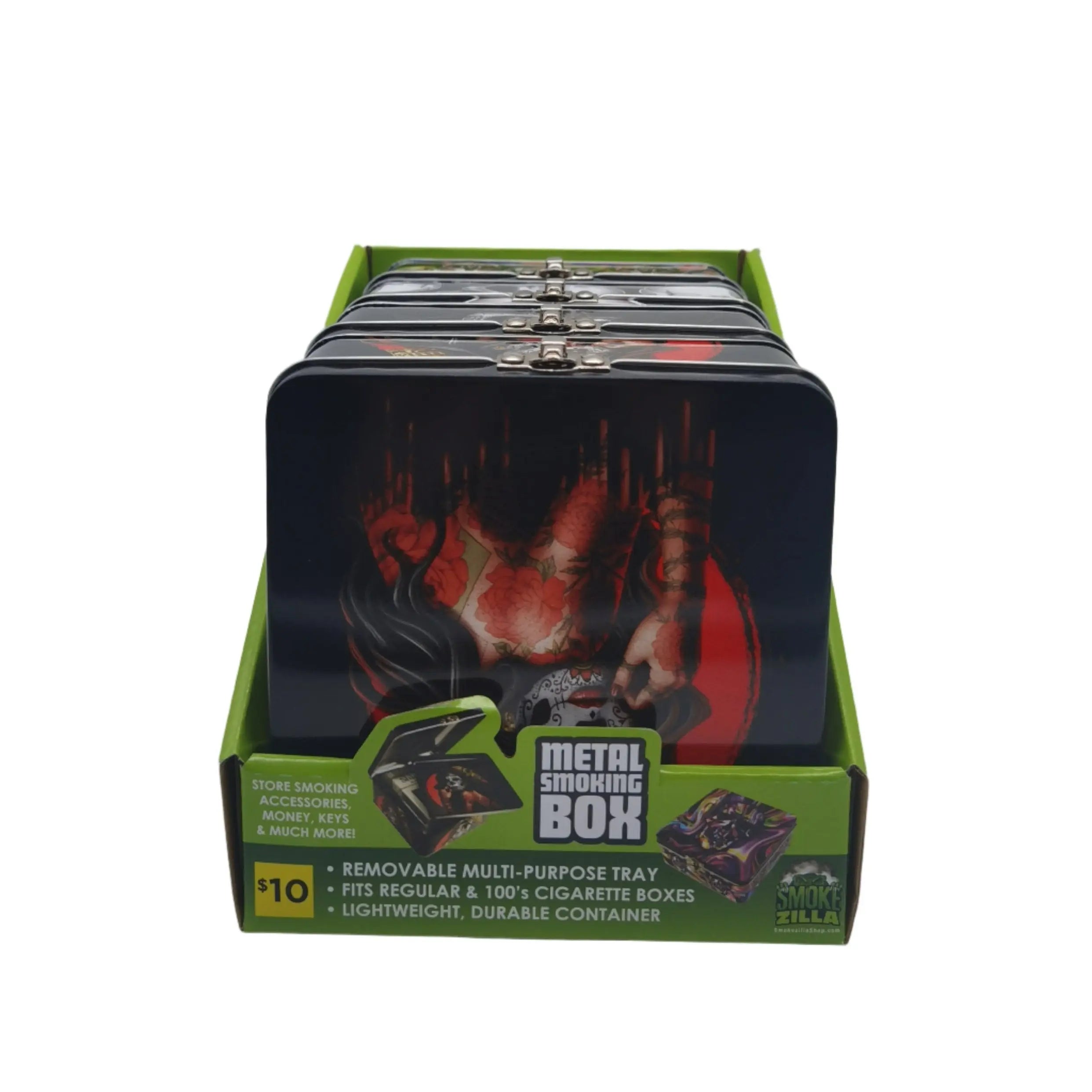 Metal Storage Box - 4 Pieces Per Retail Ready Display 41468 SMOKEZILLA