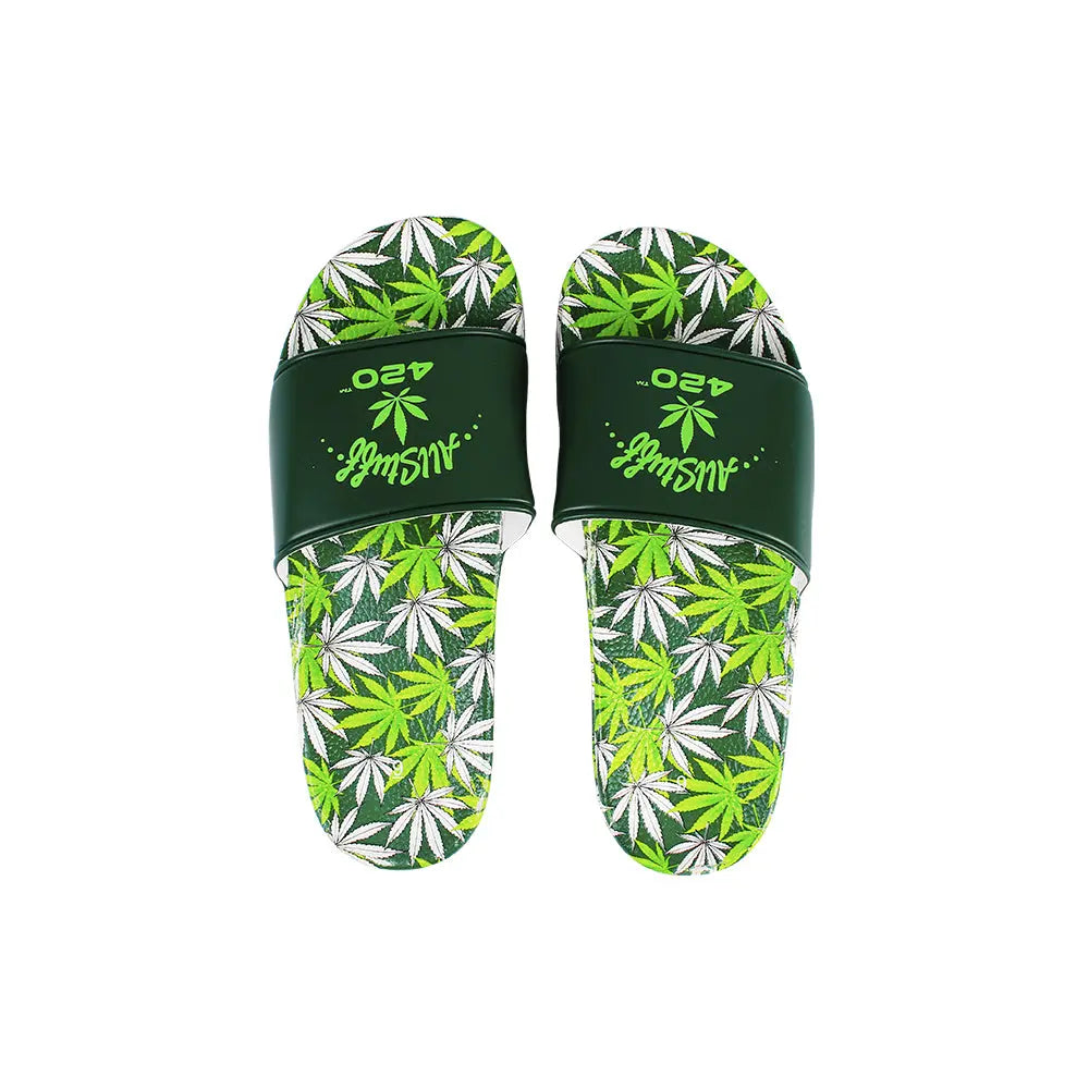 Himpy Slides - Womens Green Bubba Sandal - 1 Pair Per Pack ALL STUFF 420