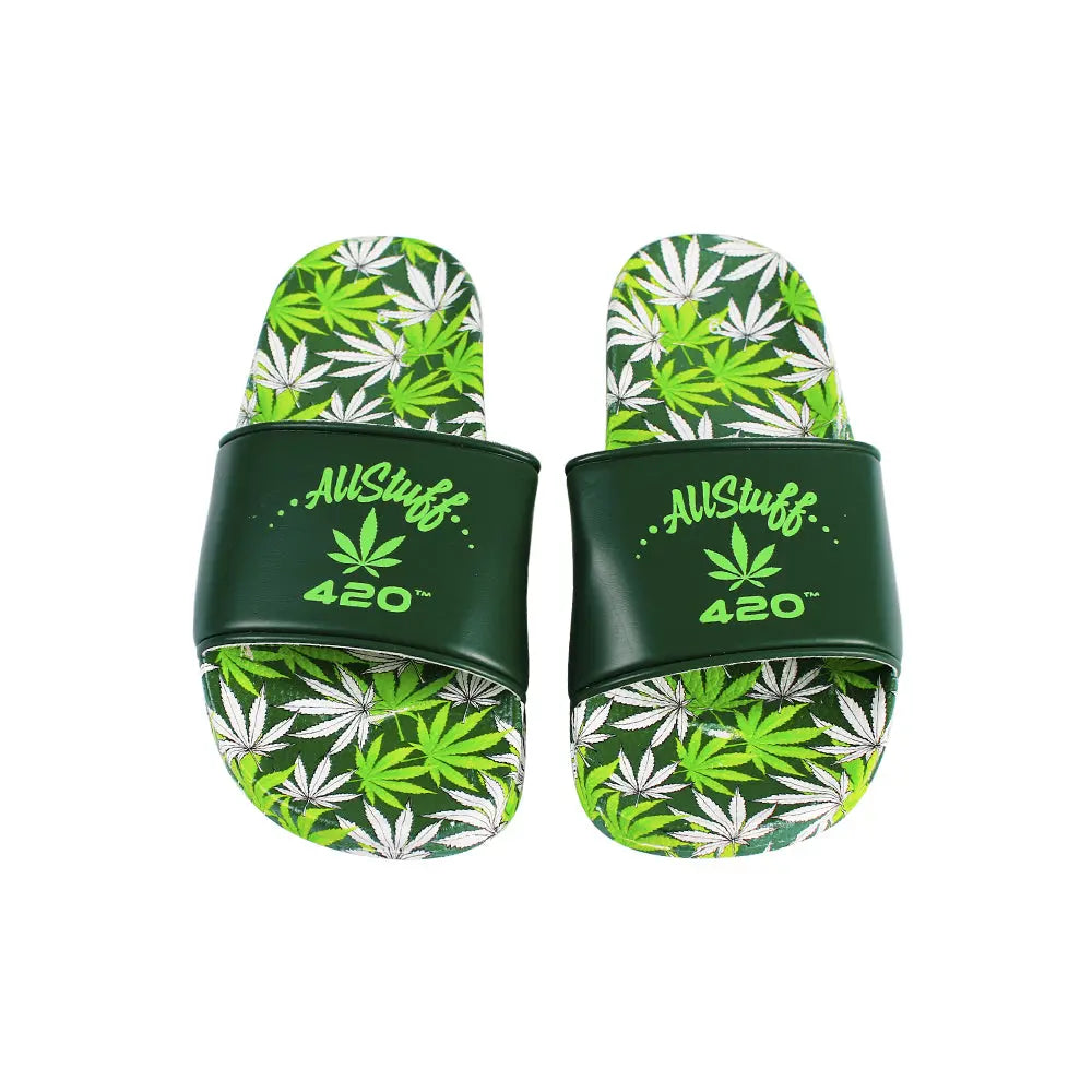 Himpy Slides - Womens Green Bubba Sandal - 1 Pair Per Pack ALL STUFF 420