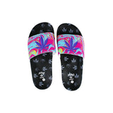 Himpy Slides - Womens Purple Lemonade Black Sandal - 1 Pair Per Pack ALL STUFF 420
