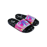 Himpy Slides - Womens Purple Lemonade Black Sandal - 1 Pair Per Pack ALL STUFF 420