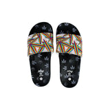 Himpy Slides - Womens Pineapple Express Black Sandal - 1 Pair Per Pack ALL STUFF 420