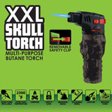 Metallic XXL Skull Torch Lighter - 6 Pieces Per Retail Ready Display 41484 SMOKEZILLA