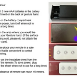 Hand Gesture Lighted Suction Cup Mount Sign with Remote - 6 Pieces Per Retail Ready Display 24454 CAR VIBEZ