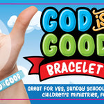 Silicone Wristband God Is Good - 12 Pieces Per Retail Ready Display 25063 KIPP BROTHERS