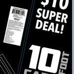 10FT Braided Sync and Charge Cable Assortment Floor Display - 24 Pieces Per Retail Ready Display 88585 GADGET GEAR