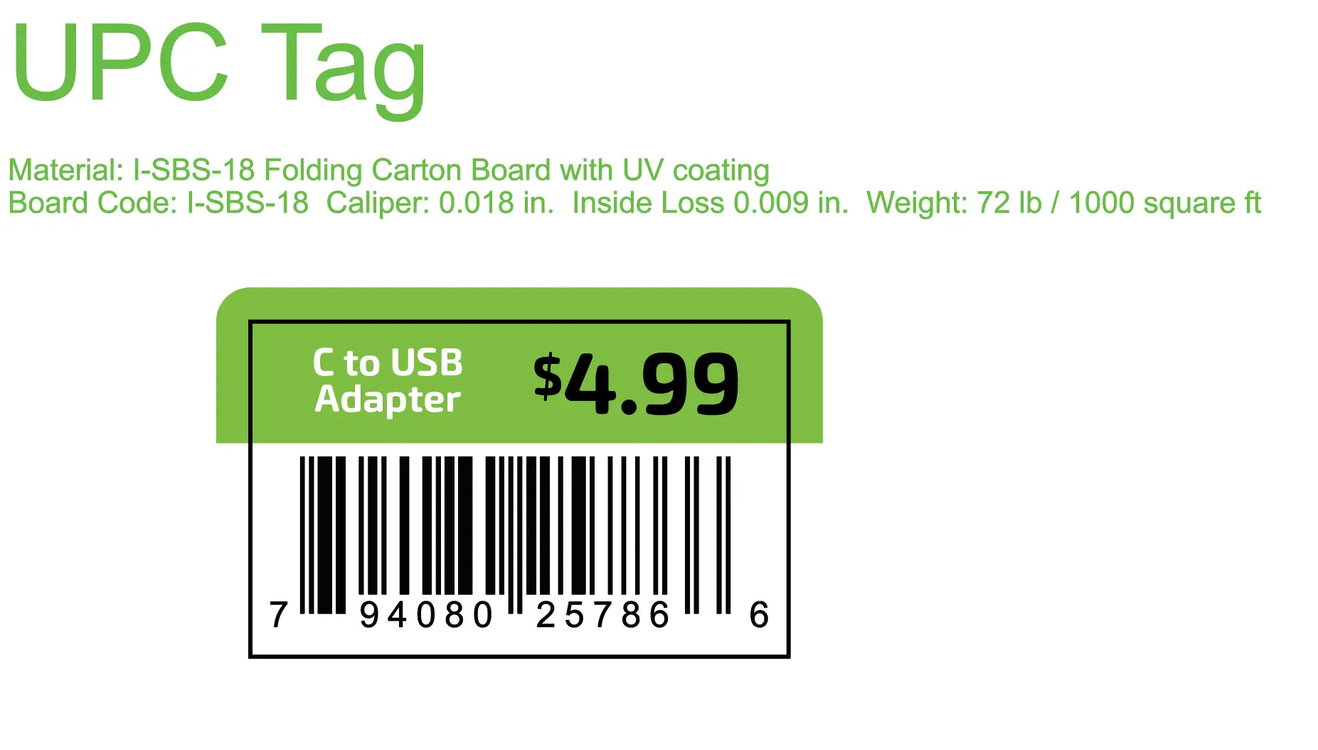 Charging Adapter USB-C to USB Converter - 6 Pieces Per Retail Ready Display 25786 GADGET GEAR