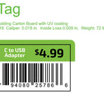 Charging Adapter USB-C to USB Converter - 6 Pieces Per Retail Ready Display 25786 GADGET GEAR