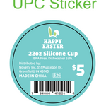 Easter Silicone 22oz Super Cups - 12 Pieces Per Pack 41801 ROUGHNECK