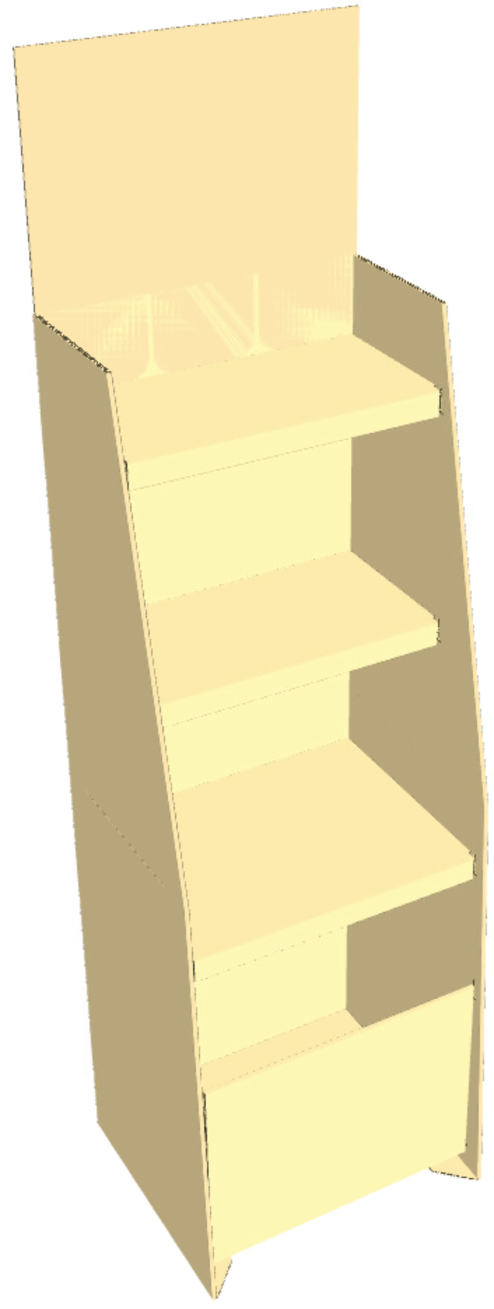 Valentines Day Glass Plush and Gift Assortment Floor Display - 56 Pieces Per Retail Ready Display Kit 88616 NOVELTY INC