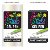 Emotional Support Smile Stick Gel Pen - 24 Pieces Per Display 26472