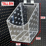 11.75" Tall Clear Vinyl Merchandising Bins - 1 Bin Per Pack 975330 KIPP BROTHERS