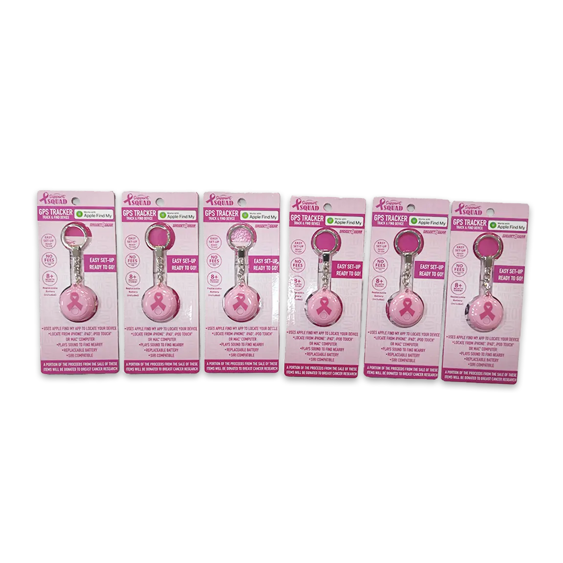 Breast Cancer Awareness Pink Support Squad Assortment Floor Display - 89 Pieces Per Retail Ready Display 88560 NOVELTY INC