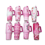 Breast Cancer Awareness Pink Support Squad Assortment Floor Display - 89 Pieces Per Retail Ready Display 88560 NOVELTY INC