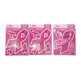 Breast Cancer Awareness Pink Support Squad Assortment Floor Display - 89 Pieces Per Retail Ready Display 88560 NOVELTY INC