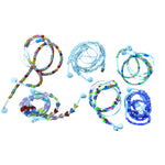 Beaded Earbuds Assortment USB-C / Aux - 6 Pieces Per Retail Ready Display 88569 GADGET GEAR