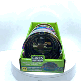 Round Glass Metal Plated Ashtray - 5 Pieces Per Retail Ready Display 41466 SMOKEZILLA