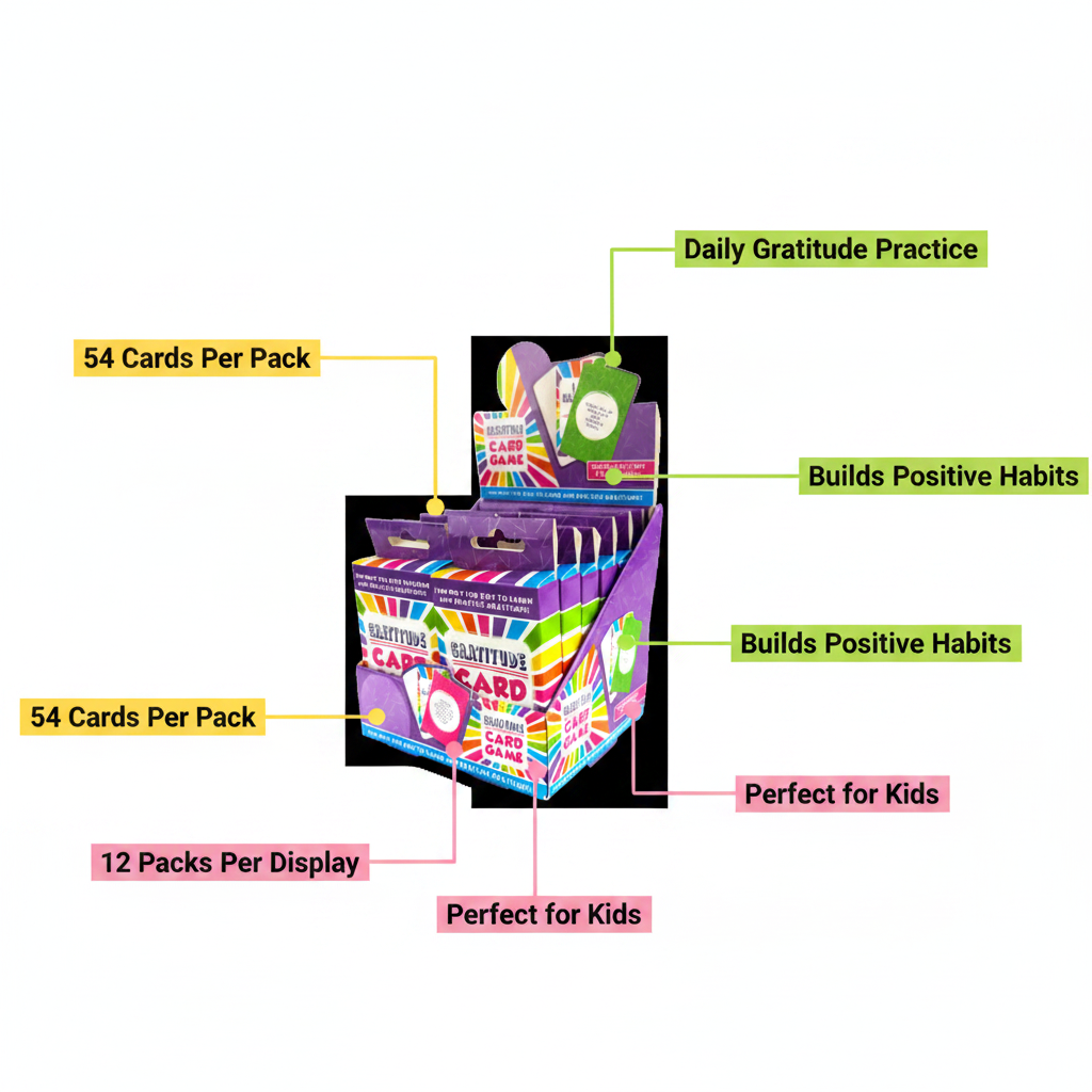 Gratitude Playing Cards Feature Infographic