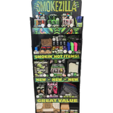 Curated Smokezilla Top Sellers Assorted Smoking Accessories Floor Display 88661 SMOKEZILLA