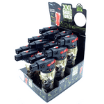 Colored Butane XXL Skull Torch Lighter - 12 Pieces Per Retail Ready Display 21923 SMOKEZILLA