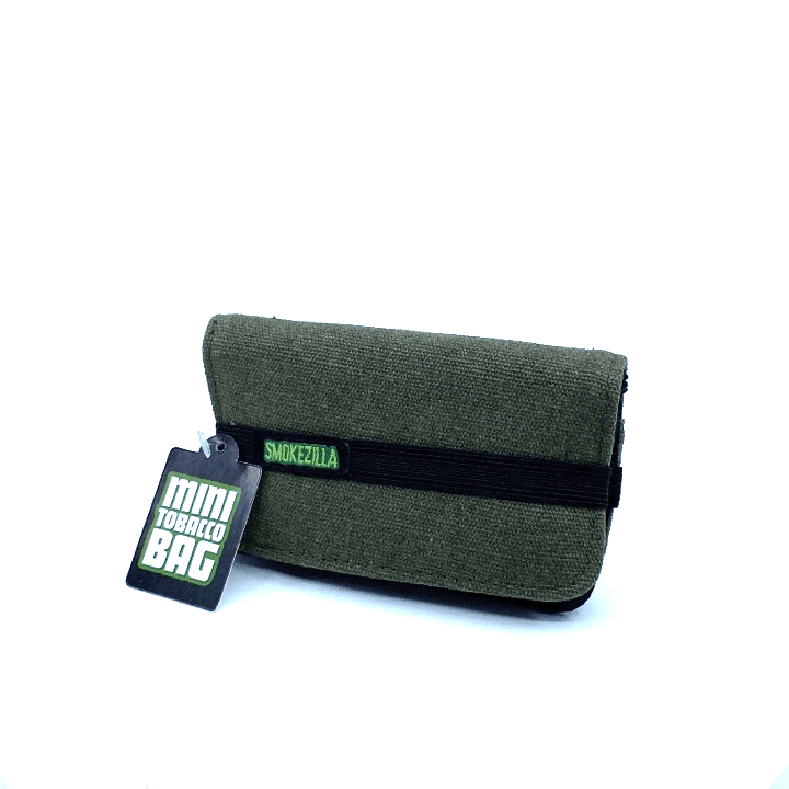 Canvas Small Tobacco Bag with Zipper Bag - 6 Pieces Per Retail Ready Display 22540 SMOKEZILLA