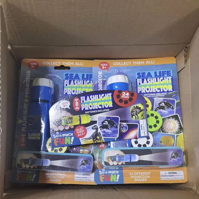 2-In-1 Mini Slide Projector - 12 Pieces Per Pack 23678 KIPP BROTHERS