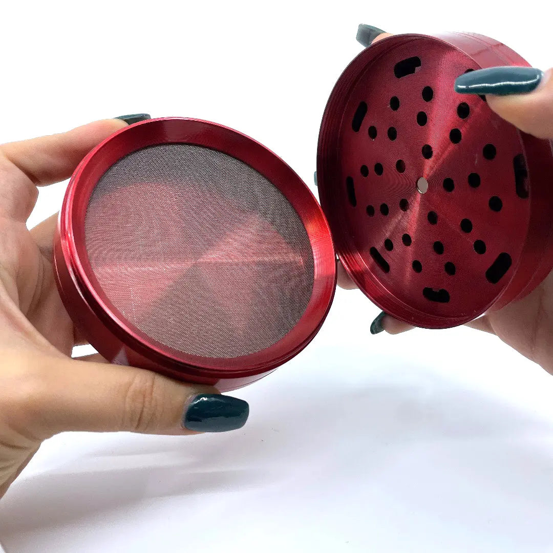 Metal Jumbo 4 Piece Grinder 98Mm - 6 Pieces Per Retail Ready Display 22714 SMOKEZILLA