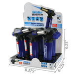 Magnum XXL Torch Lighter - 6 Pieces Per Retail Ready Display 20409 TORCH BLUE