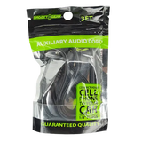Auxiliary Cable with 1/8" Input 3FT - 6 Pieces Per Pack 20510 GADGET GEAR