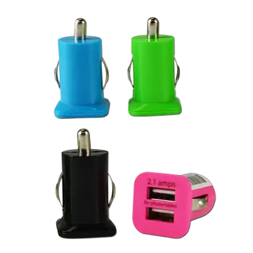 Car Charger Dual Port USB 2.1 Amp - 18 Pieces Per Pack 20533 NOVELTY INC