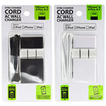 AC Wall Charger USB Port with USB to Lightning Charging Cable Set - 2 Pieces Per Pack 20687 GADGET GEAR