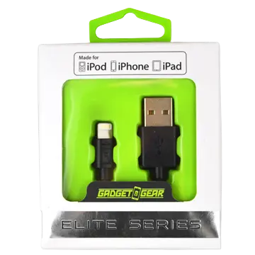 Charging Cable Elite USB to Lightning 3FT - 3 Pieces Per Pack 20758 GADGET GEAR