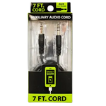 Auxiliary Audio Cable 7FT - 3 Pieces Per Pack 21070 GADGET GEAR