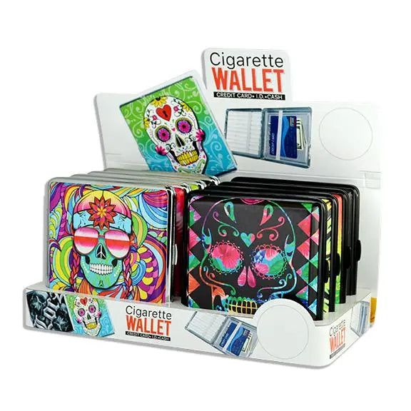 Designer Cigarette Wallet Case - 8 Pieces Per Retail Ready Display 21420 NOVELTY INC