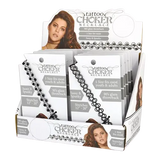 Tattoo Choker Necklace in Assorted Designs - 12 Pieces Per Retail Ready Display 21612 NOVELTY INC