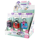 Hand Sanitizer Keychain 12 Pieces Per Retail Ready Display 21667 NOVELTY INC