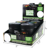 Smell Proof Glass Storage Container - 6 Pieces Per Retail Ready Display 21722 SMOKEZILLA