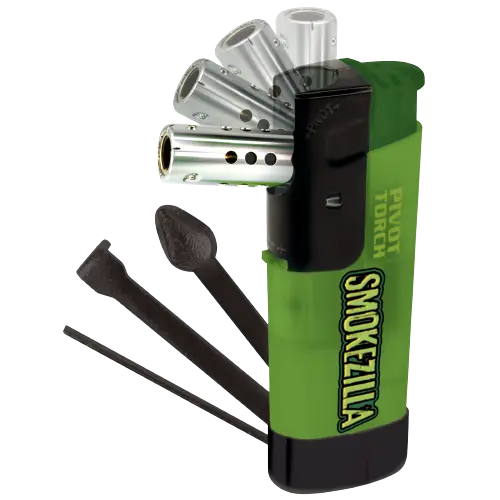 Pivot Head Torch Lighter with Tools - 12 Pieces Per Retail Ready Display 21746 SMOKEZILLA