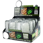 Glow in The Dark Skull Glass Ashtray - 6 Per Retail Ready Display 21750 SMOKEZILLA