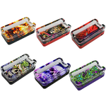 Glass Ashtray with LED Light-Up Design - 6 Per Retail Ready Display 21754 SMOKEZILLA