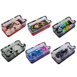 Glass Ashtray with LED Light-Up Design - 6 Per Retail Ready Display 21756 SMOKEZILLA